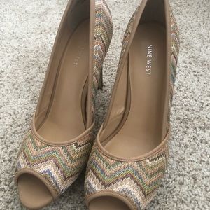 Nine West Peep Toe Heels